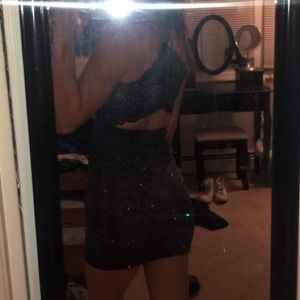 Windsor Dresses - Blue sparkly body con dress Windsor Dresses - Blue sparkly body con dress